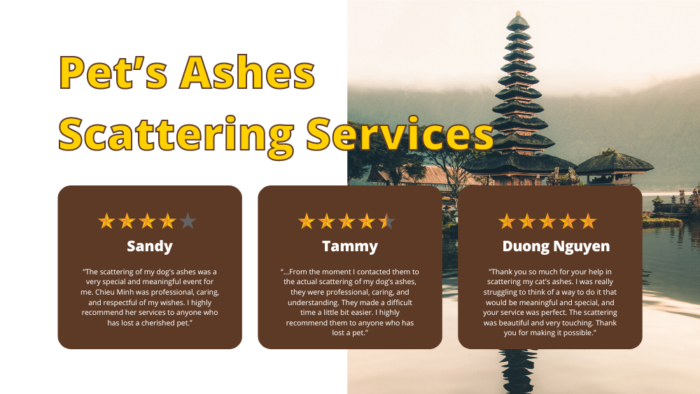 chieu minh pets ashes scattering services